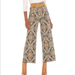 NWT Free People size medium “sun in the west” pants, stretch